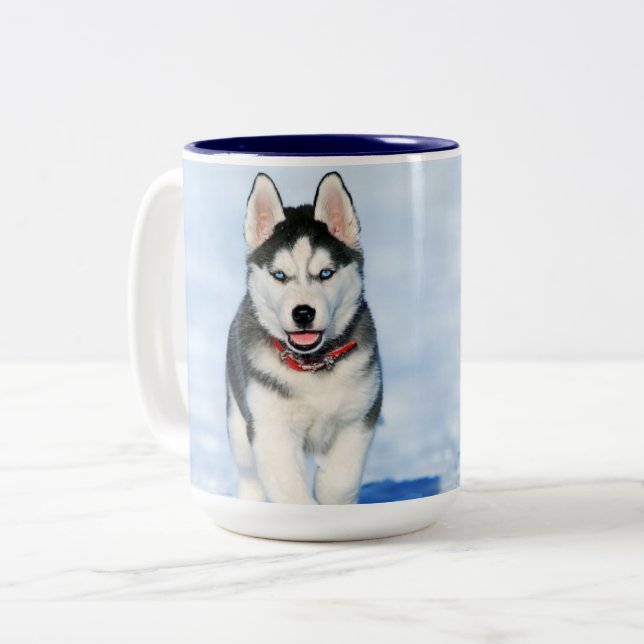 Siberian Husky Coffee Mug (Front Left)