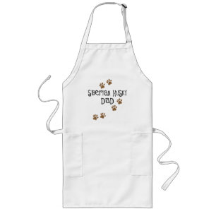 Siberian Husky Dad Long Apron