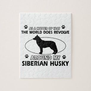 siberian husky designs jigsaw puzzle
