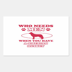 Siberian Husky dog breed designs Sticker