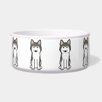 Siberian Husky Dog Cartoon