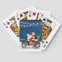 Siberian Husky Dog Christmas Santa Claus 