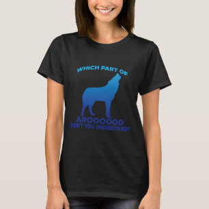 Siberian Husky Dog Howling Wolf T-Shirt