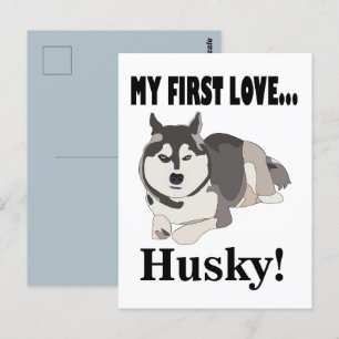 Siberian Husky Dog Pet Siberian Husky Postcard