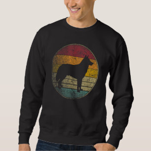 Siberian Husky Dog Vintage Retro 70s 80s 90s Lov Sweatshirt