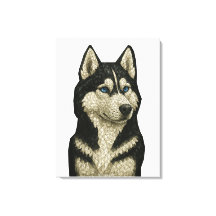 Siberian Husky Gemstone