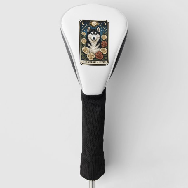 Siberian Husky Golf Head Cover (Front)