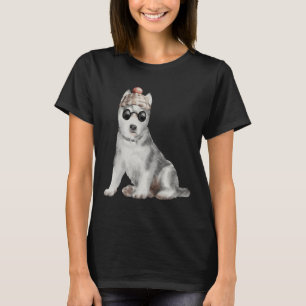 Siberian Husky Grandpa T-Shirt