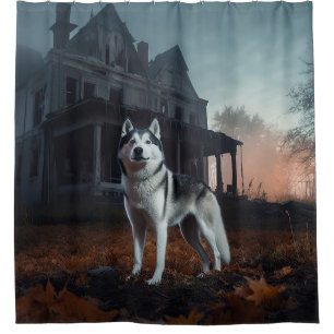 Siberian Husky Halloween Scary 