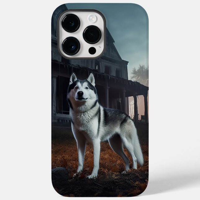 Siberian Husky Halloween Scary  Case-Mate iPhone Case (Back)