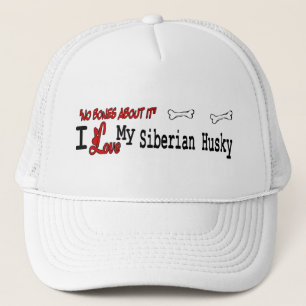 Siberian Husky (I Love) Hat