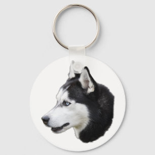 siberian husky keychain