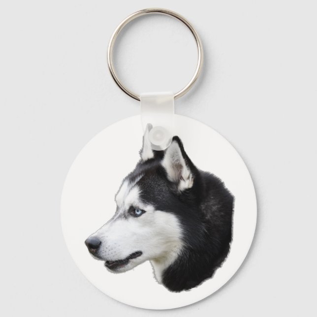 siberian husky keychain (Front)
