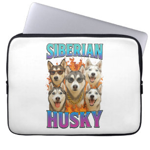 Siberian Husky Laptop Sleeve
