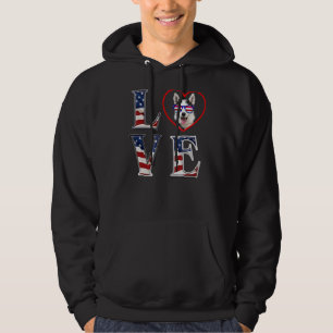 Siberian Husky Memorial Day 4th Of July Dog Mom An Hoodie