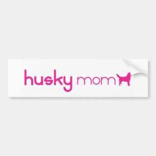 Siberian Husky Mom Bumper Sticker