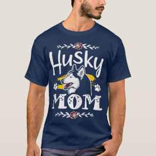 Siberian husky mom gifts, husky mama dog owner gif T-Shirt