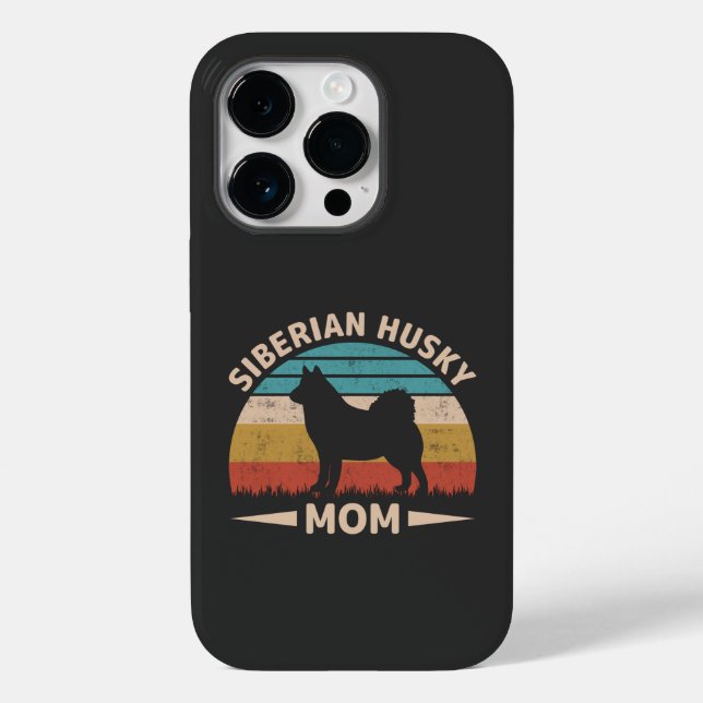 Siberian Husky Mom Special Bond Husky Mama Case-Mate iPhone Case (Back)