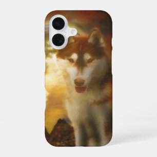 SIBERIAN HUSKY MOON KINGDOM iPhone 16 CASE