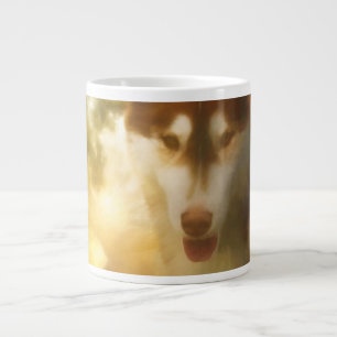 SIBERIAN HUSKY MOON KINGDOM LARGE COFFEE MUG