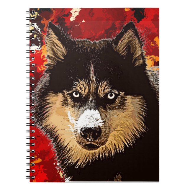Siberian Husky Notebook (Front)