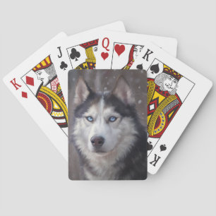 Siberian Husky Playing Cards