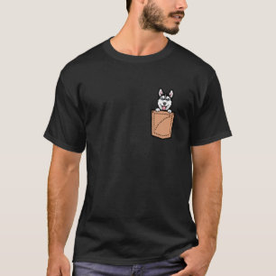 Siberian Husky Pocket Dog T-Shirt