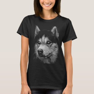 Siberian Husky Portrait 5 T-Shirt