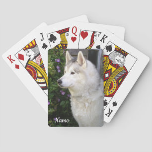 Siberian Husky Puppy Dog Playing Cards