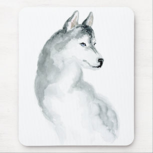 Siberian Husky Puppy Mom Dog Lover Fur Mama Mouse Pad