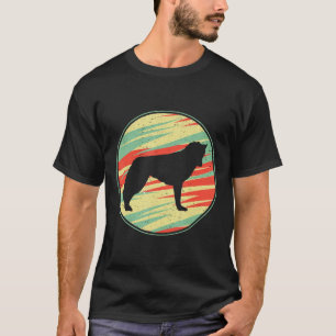 Siberian Husky Retro Vintage Silhouette Cute Dog G T-Shirt