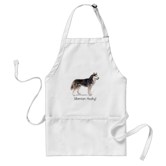 Siberian Husky! Standard Apron (Front)
