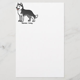 Siberian Husky Stationery