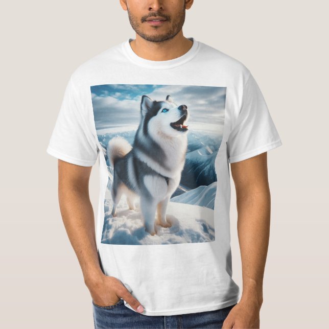 Siberian Husky T-Shirt (Front)
