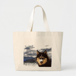Siberian Husky Tote Bag