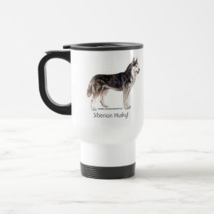 Siberian Husky! Travel Mug