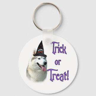 Siberian Husky Trick Keychain