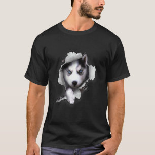 Siberian Husky Tshirt Husky Dog Tshirt Husky Lover