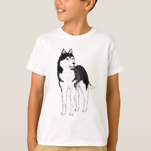 Siberian Husky. tshirts