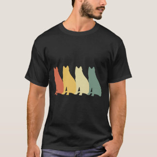 Siberian Husky Vintage Retro T-Shirt