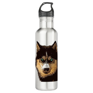 Siberian Husky Water Bottle