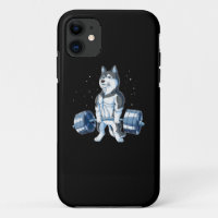 Siberian Husky Weightlifting Funny Deadlift Men