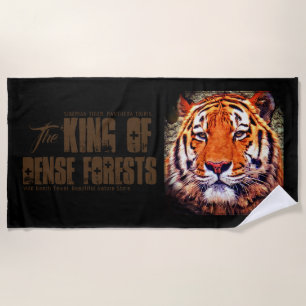 Siberian tiger beach towel