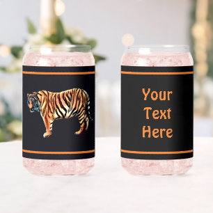 Siberian Tiger Can Glass