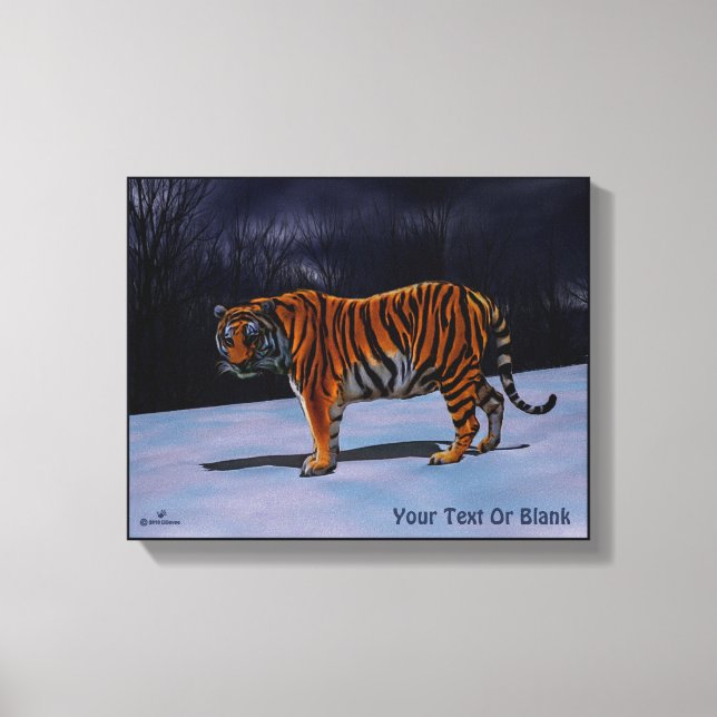 Siberian Tiger Canvas Print (Front)