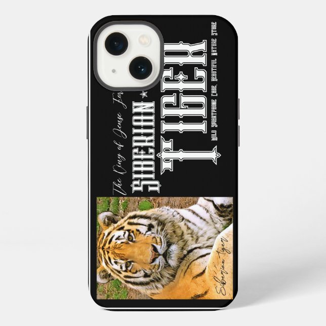 Siberian Tiger Case-Mate iPhone Case (Back)