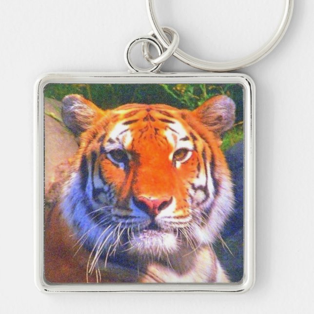 Siberian Tiger Keychain (Front)