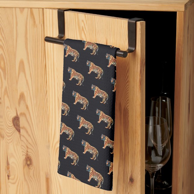Siberian Tiger Kitchen Towel (Thirds Fold)
