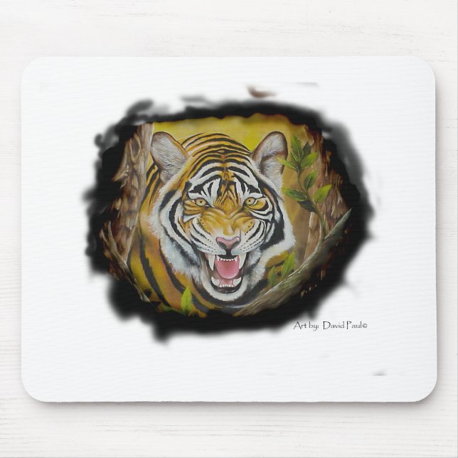 Siberian Tiger Mouse Pad (Front)