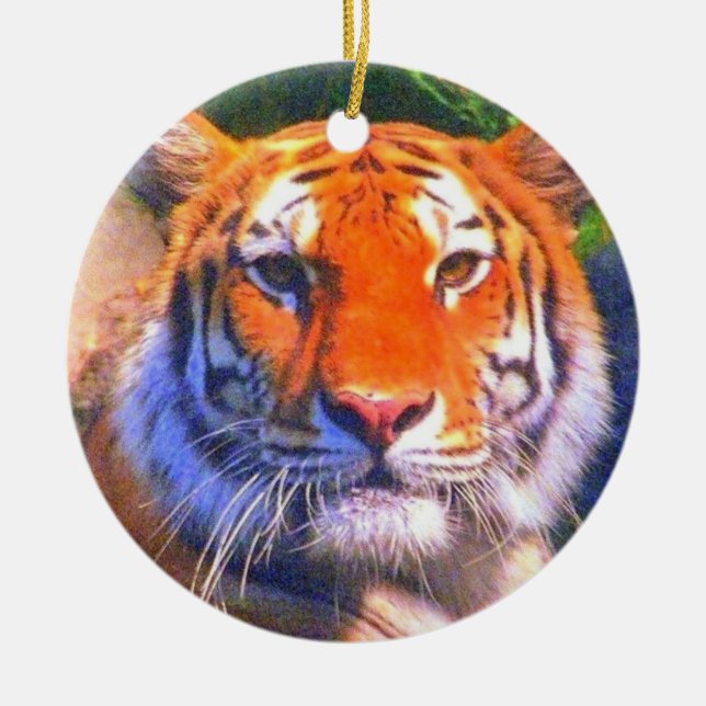 Siberian Tiger Ornament (Front)